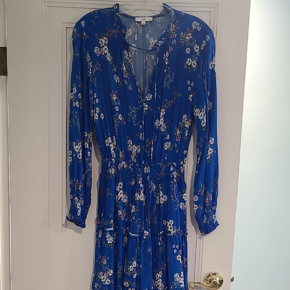 Floral Blue Dress